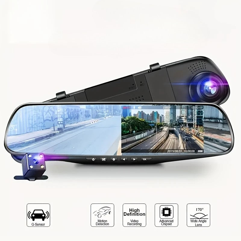 Retrovisor Con Cámara Delantera /Trasera VisionDrive™