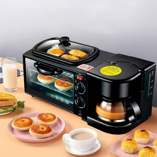 Horno Electrico Cafetera Freidora 3 En 1 Mornix™